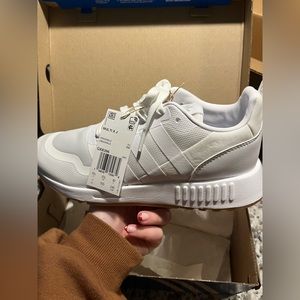 White adidas sneakers
